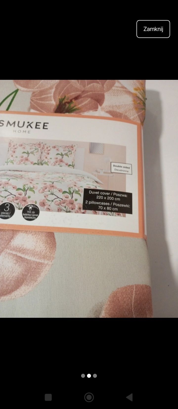 Pościel z mikrofazy nowa smukee 220x200