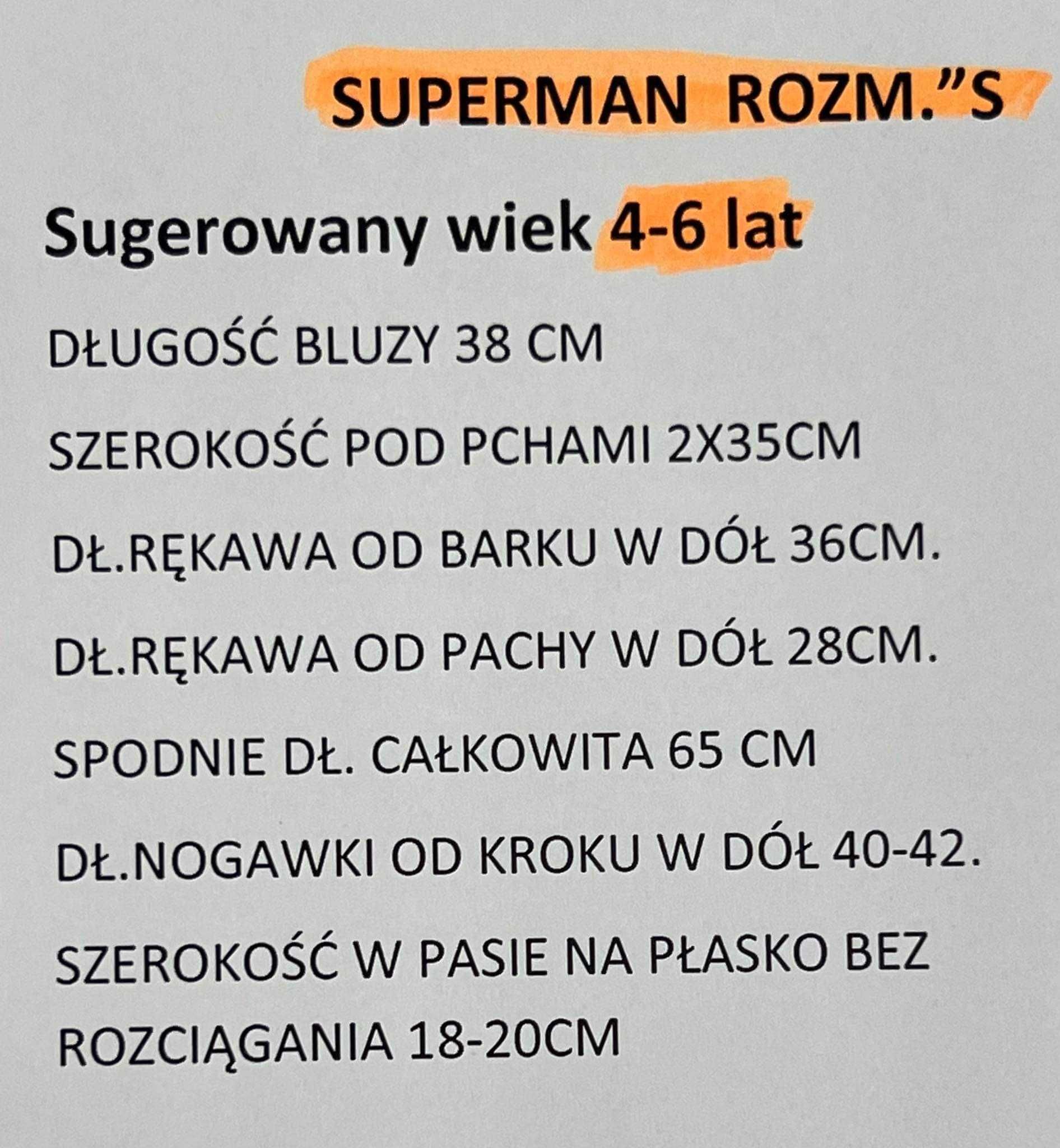 Superman strój na bal