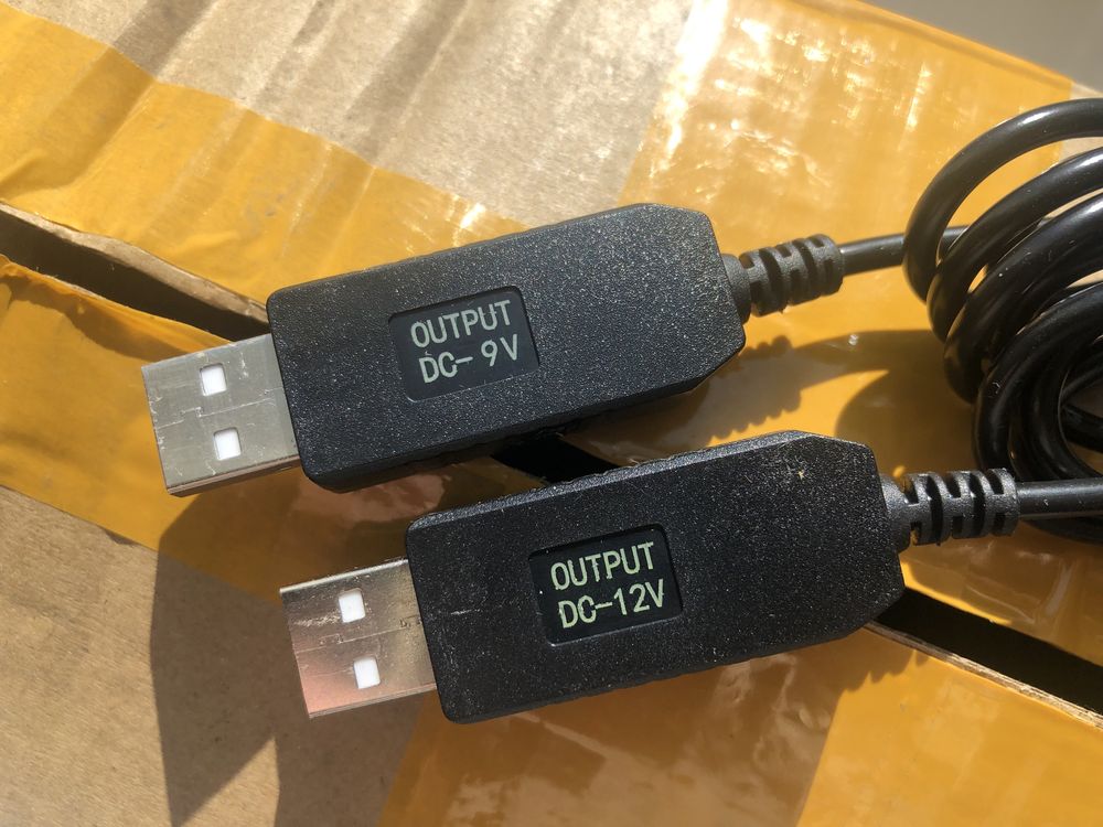 12V та 9V USB Перетворювач Підвищувач напруги Кабель для роутера