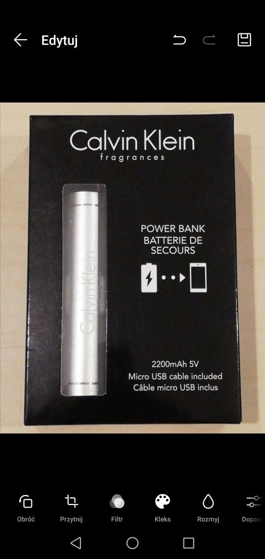 Powerbank CK. Nowy