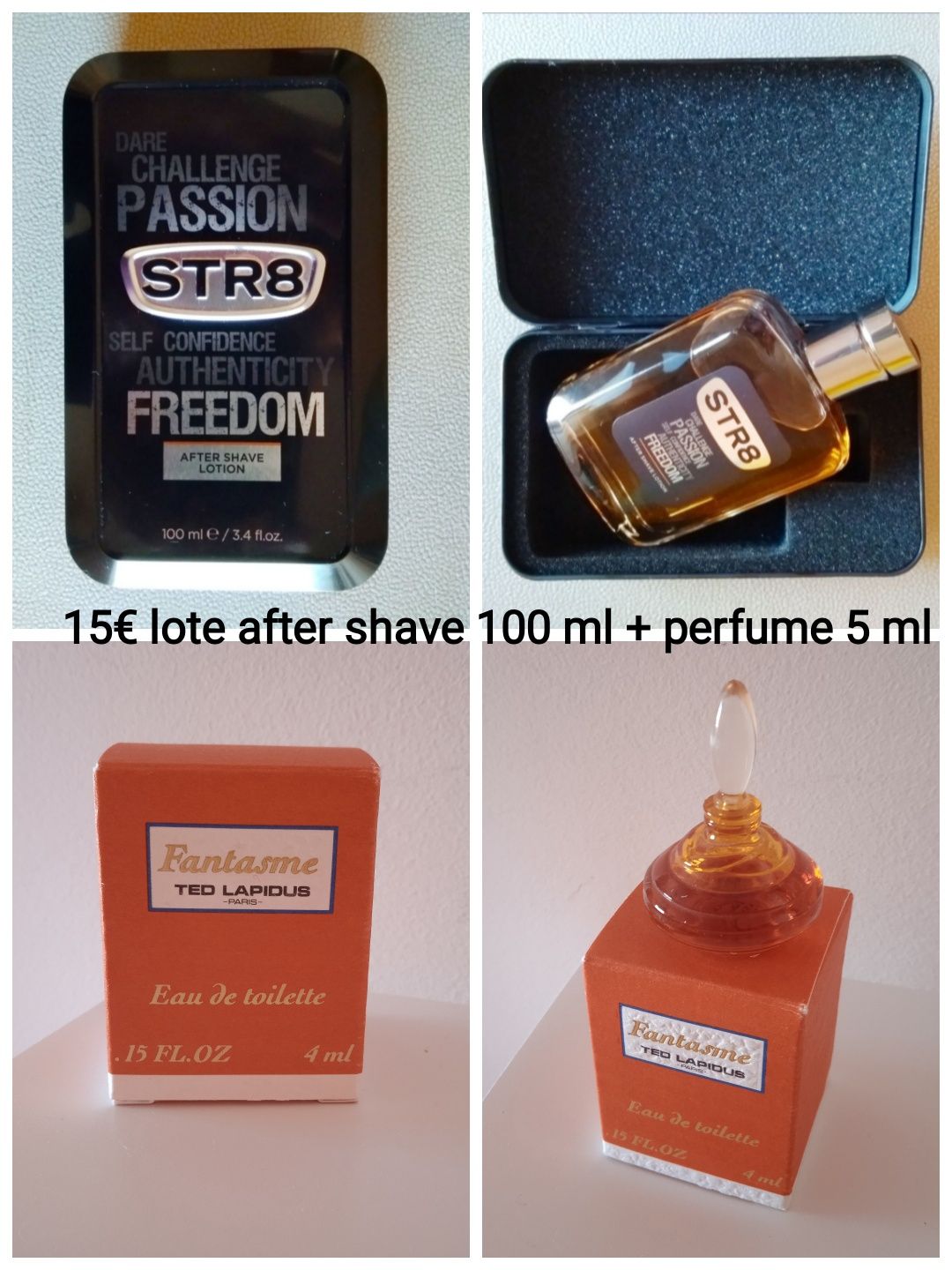 Lote After Shave + perfume