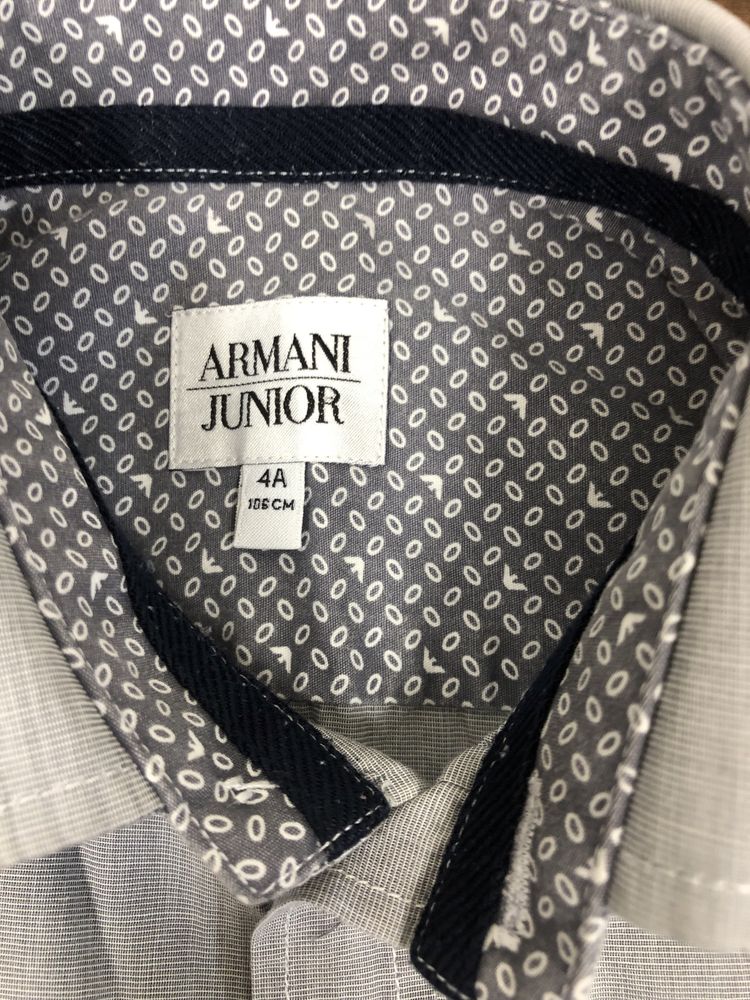 Camisa Armani Júnior 4 anos e Gant 3 anos