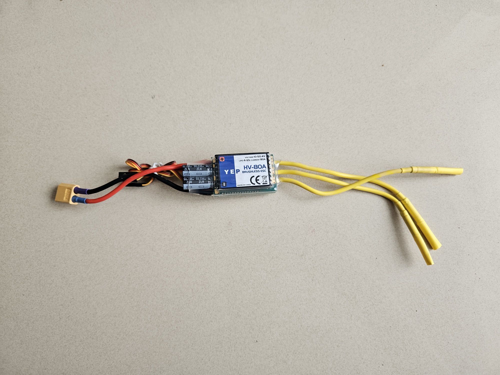 ESC YEP 80A LiPo 4-12S, 10-50,4V (OPTO)