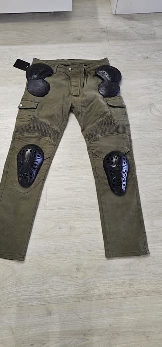 Calcas volero com protecoes motard