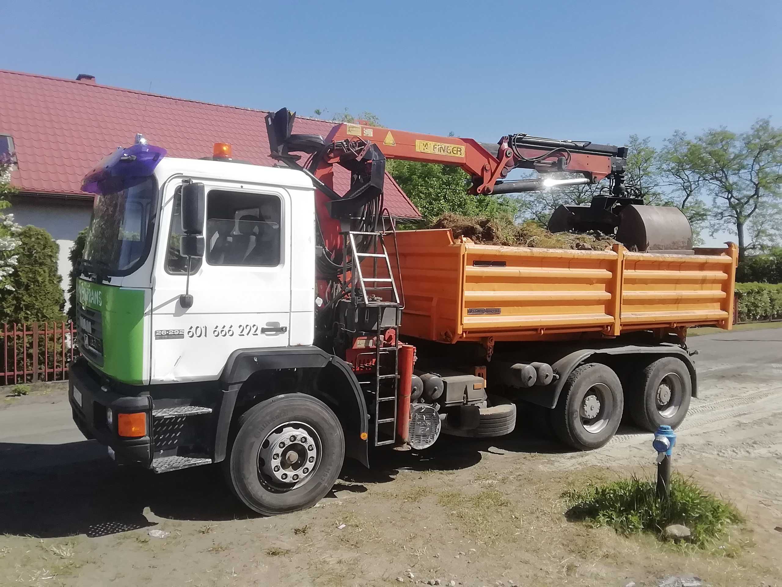 Usługi Transportowe,Wywrotki,HDS,piasek,żwir,torf,czarnoziem,łyżka.