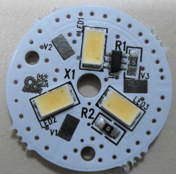 PLACA DE LED circular com 25 mm, 12V DC - PROMOÇÂO