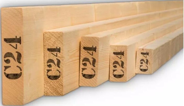 C24 drewno konstrukcyjne świerk 45x145x4800 sztuka