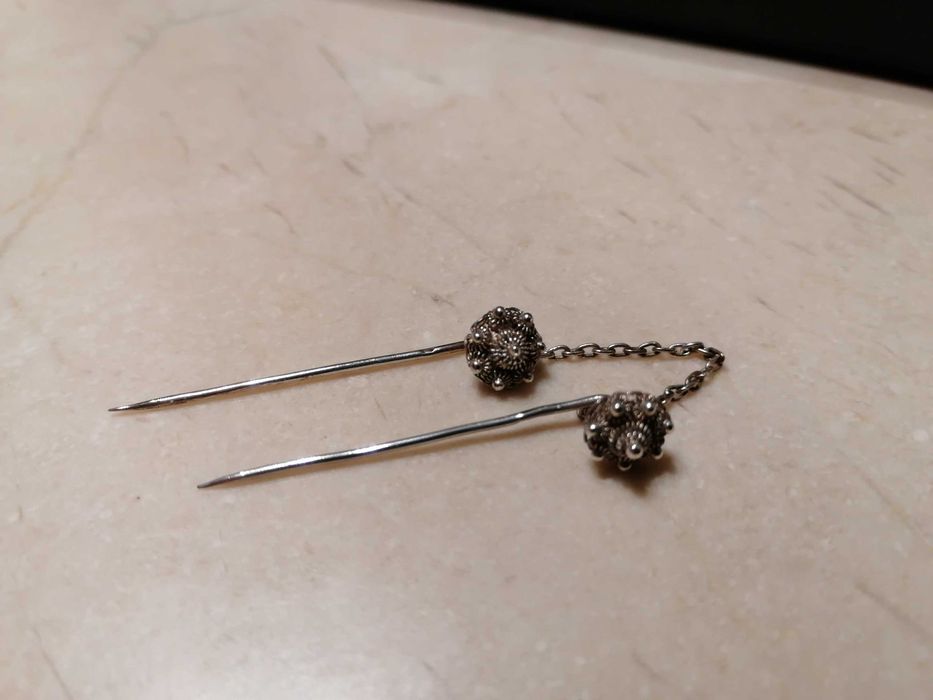 Zapinka srebrna oksydowana