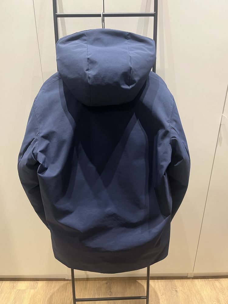Blusão acolchoado Zara, Azul Marinho