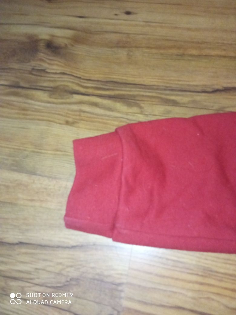 Bluza z kapturem czerwona dla dziewczyny r.164 reporter young