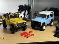 3Dsets LANDY Land Rower Defender druk 3D z napędami