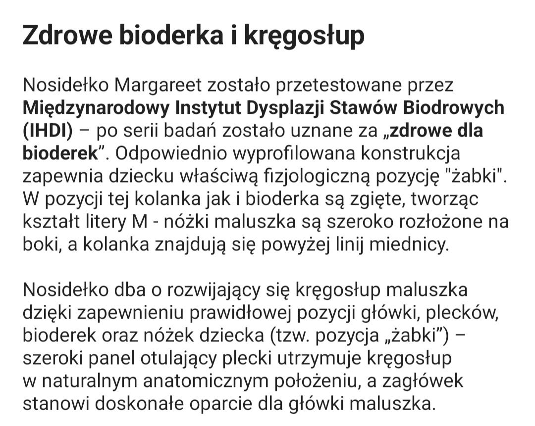 Nosidło ergonomiczne Lionelo Margareet