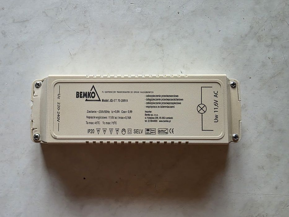 Transformator zasilacz 200W