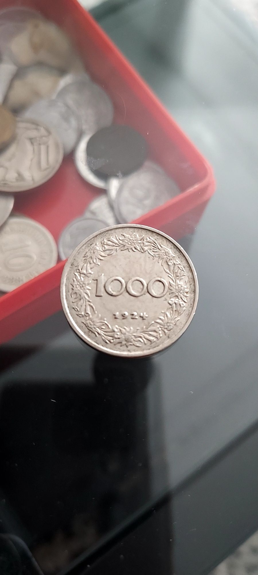 Moneta 1000 koron Austria 1924