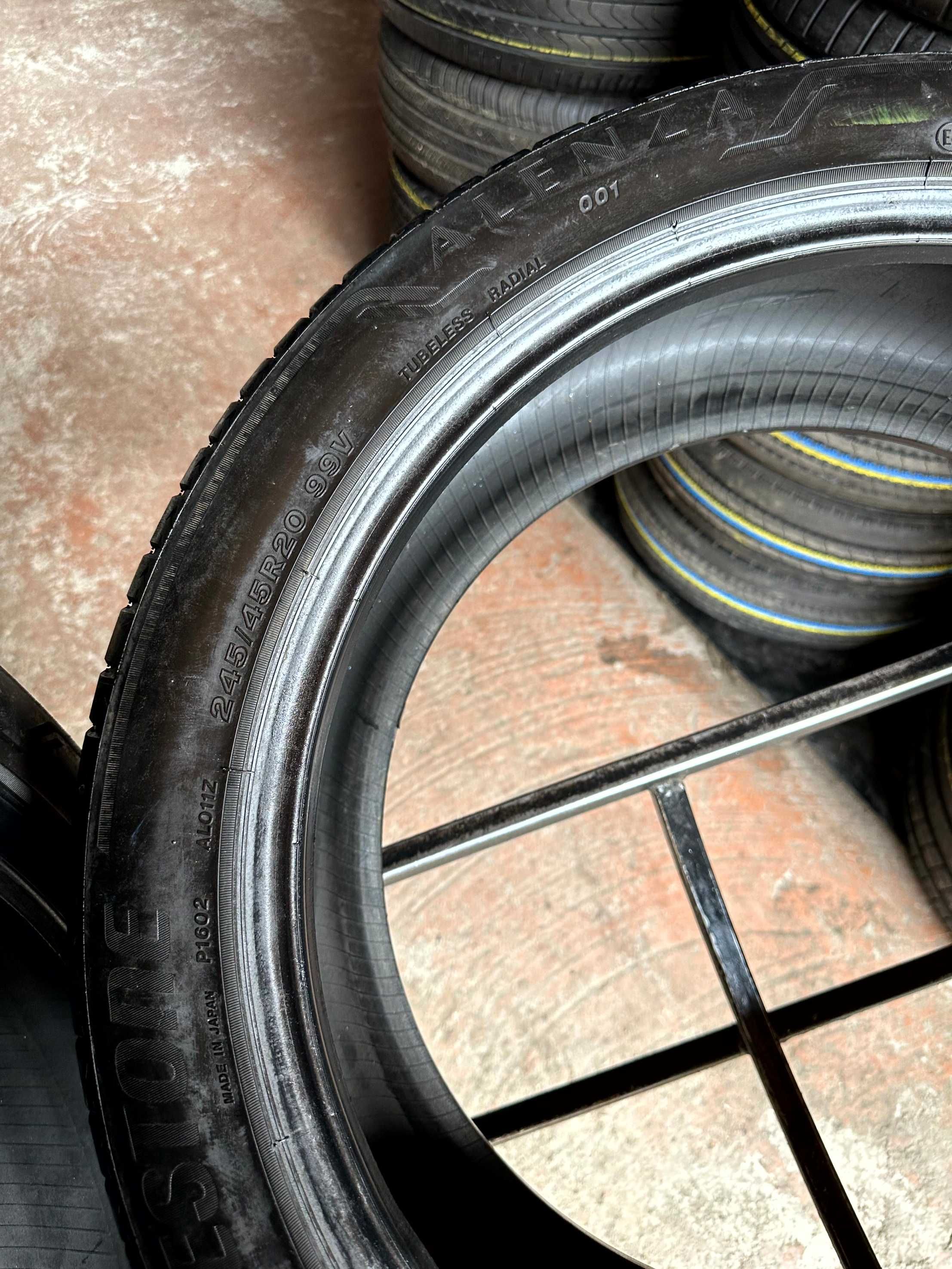 Шины БУ 245 45 R 20 Bridgestone Alenza 001 Резина лето