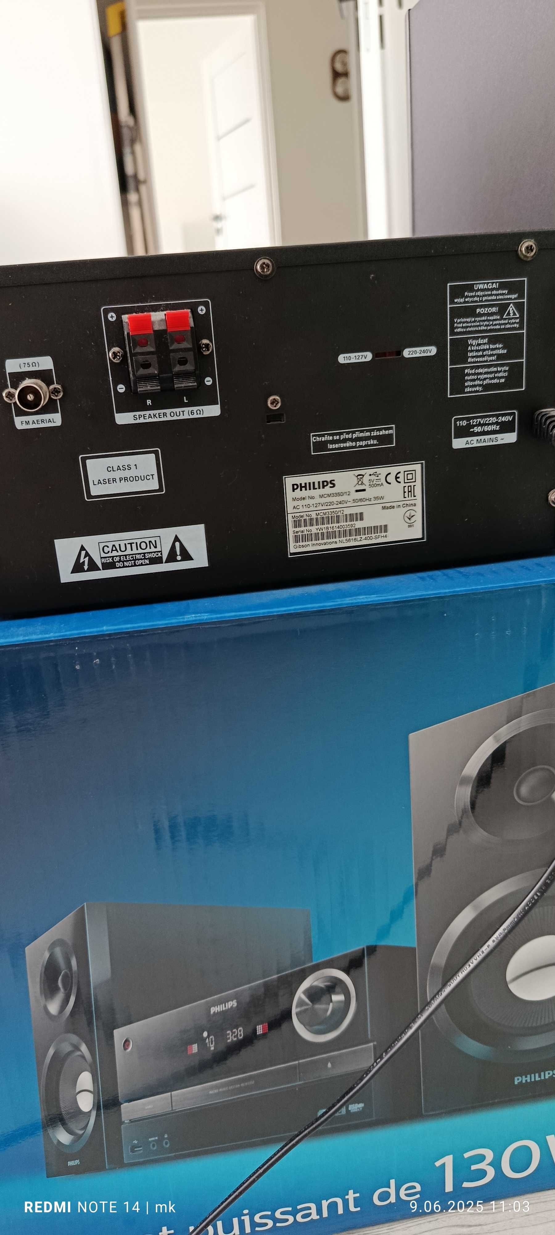 Wieża philips mcm 3350