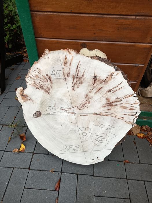 Plastry drewna oszlifowane