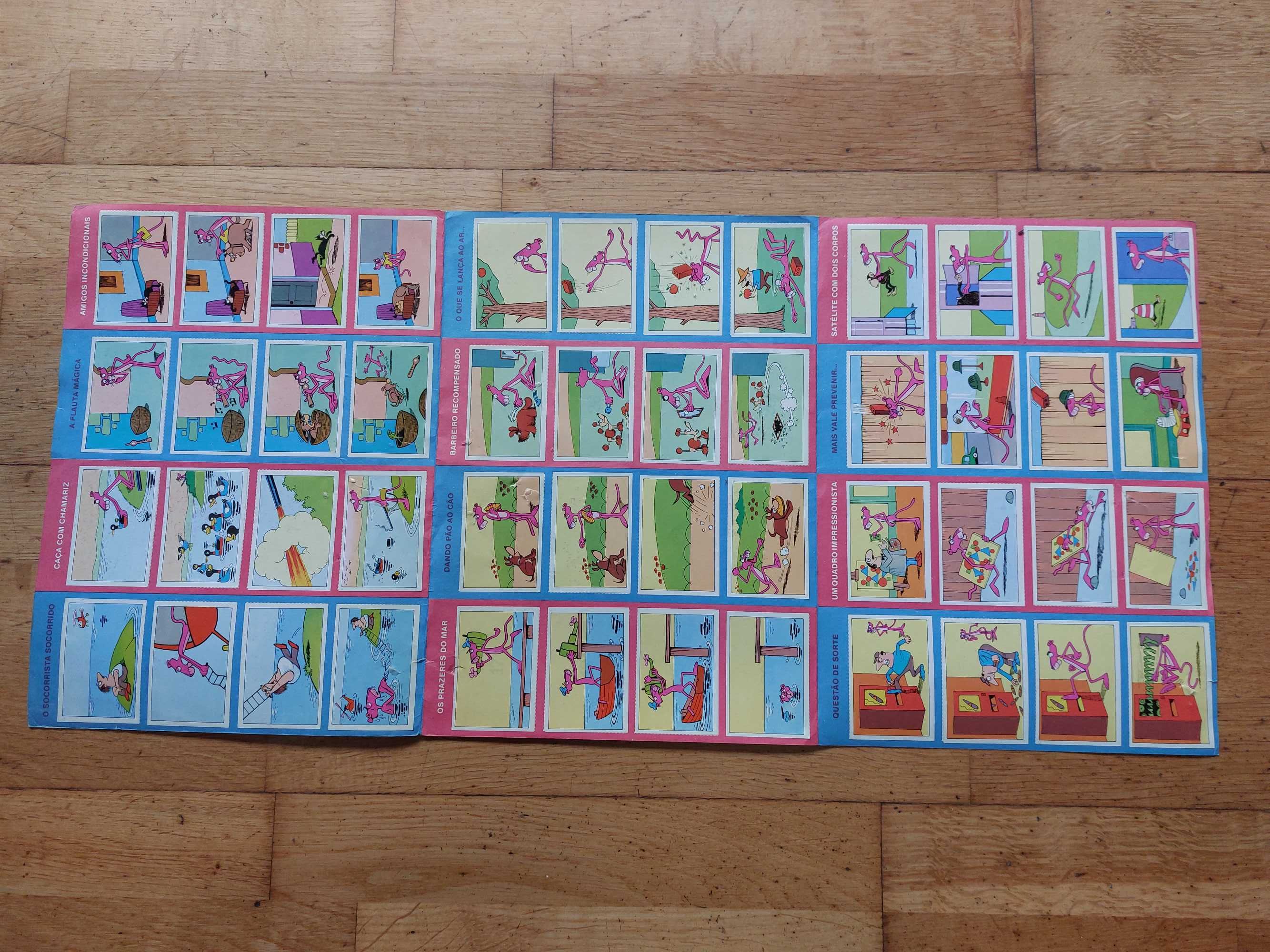 Caderneta de cromos "A Pantera Rosa" - Completa