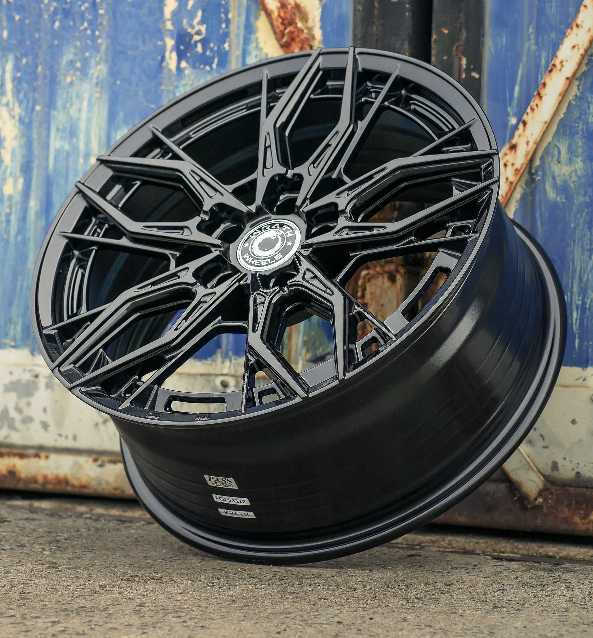 Komplet felg WRATH WHEELS 18’’ 5x112 ET38 NOWE Audi A4, BMW 5, VW Golf