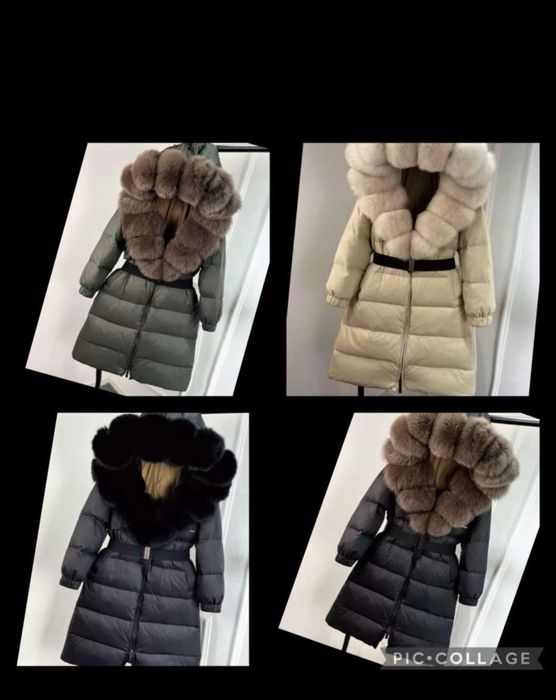 Kurtka puchowa zimowa nowa kolekcja fashion collection