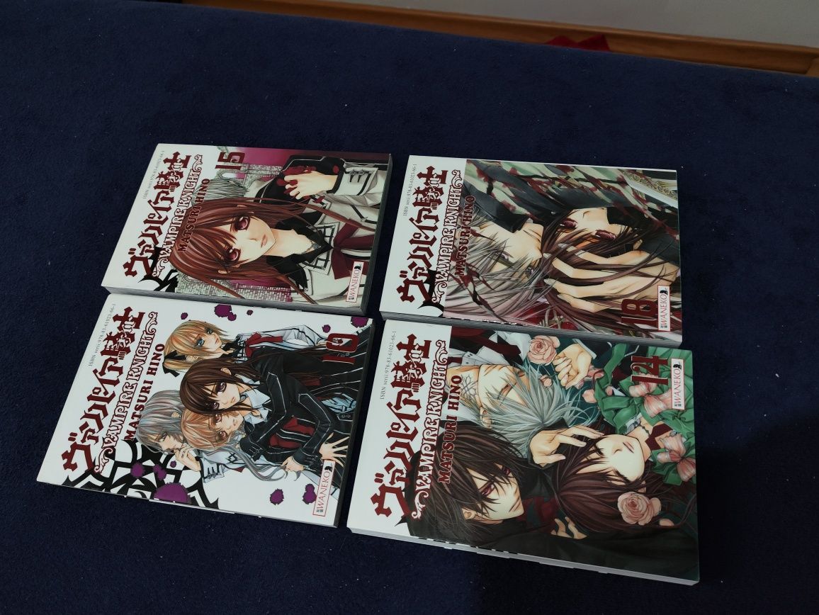 Manga Vampire Knight tomy 10, 14 15 18 zestaw mangi po polsku
