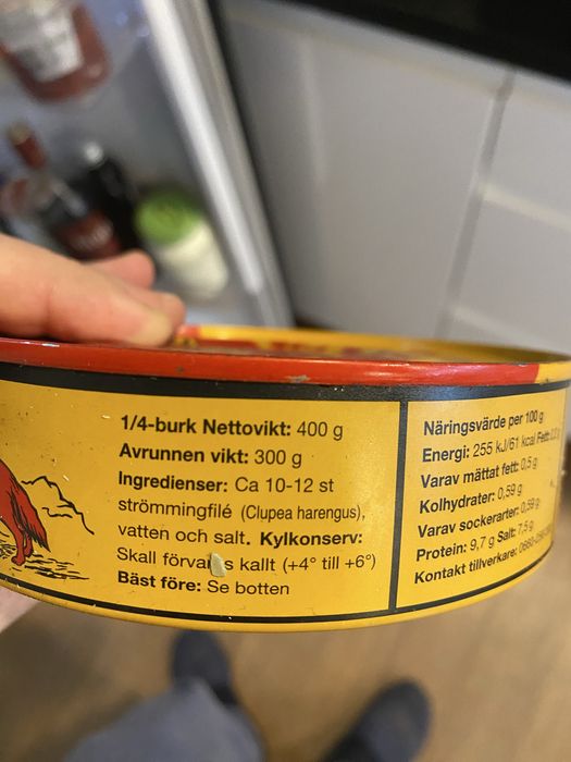 Śledz kiszony Surstromming