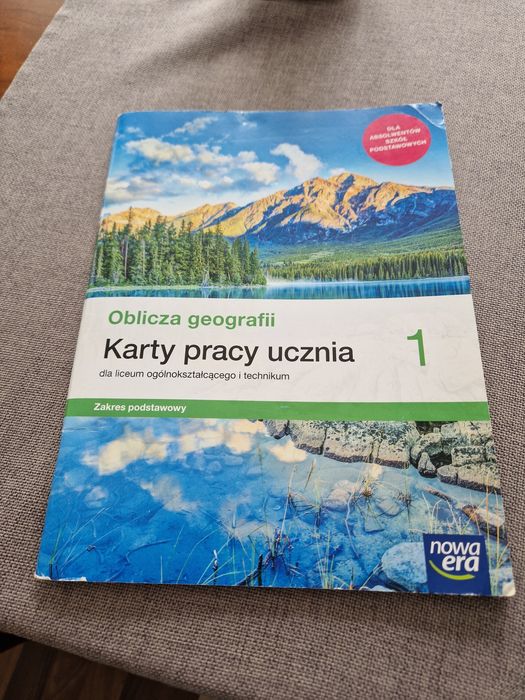 Oblicza geografii karty pracy kl.1 liceum I technikum zakres podstawow