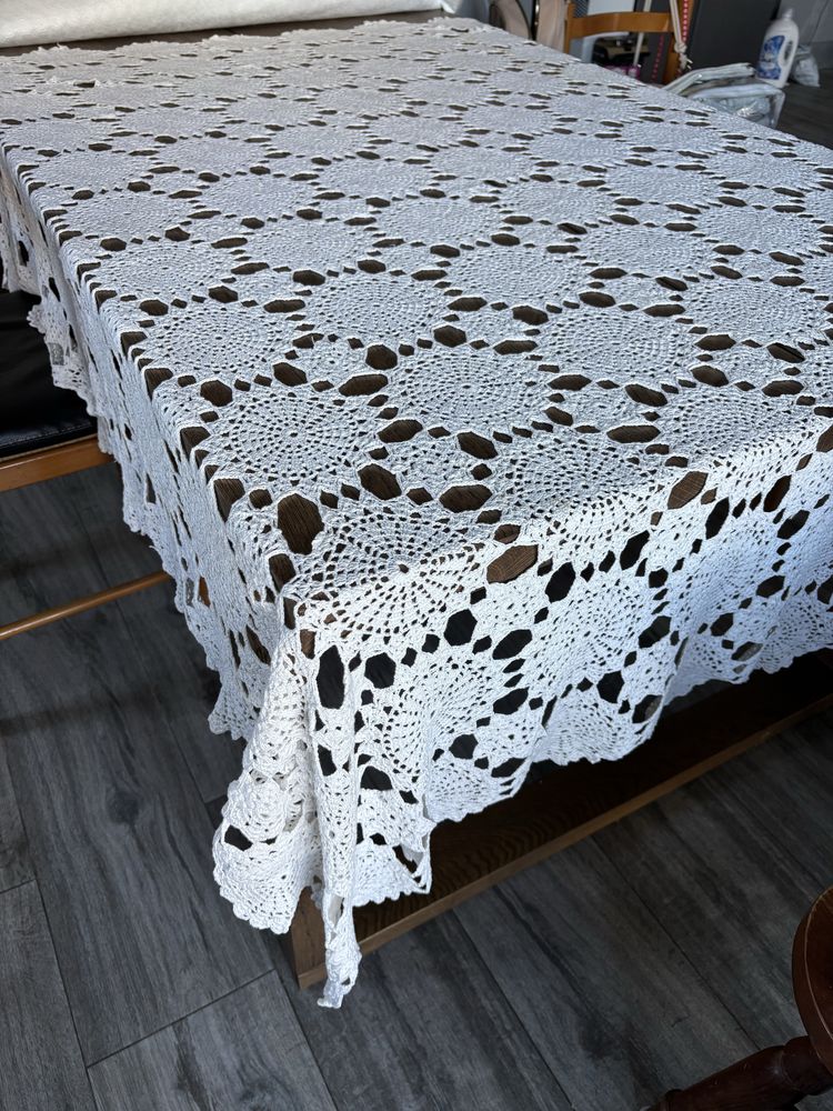 Toalha de mesa renda feita à mão 167 × 176