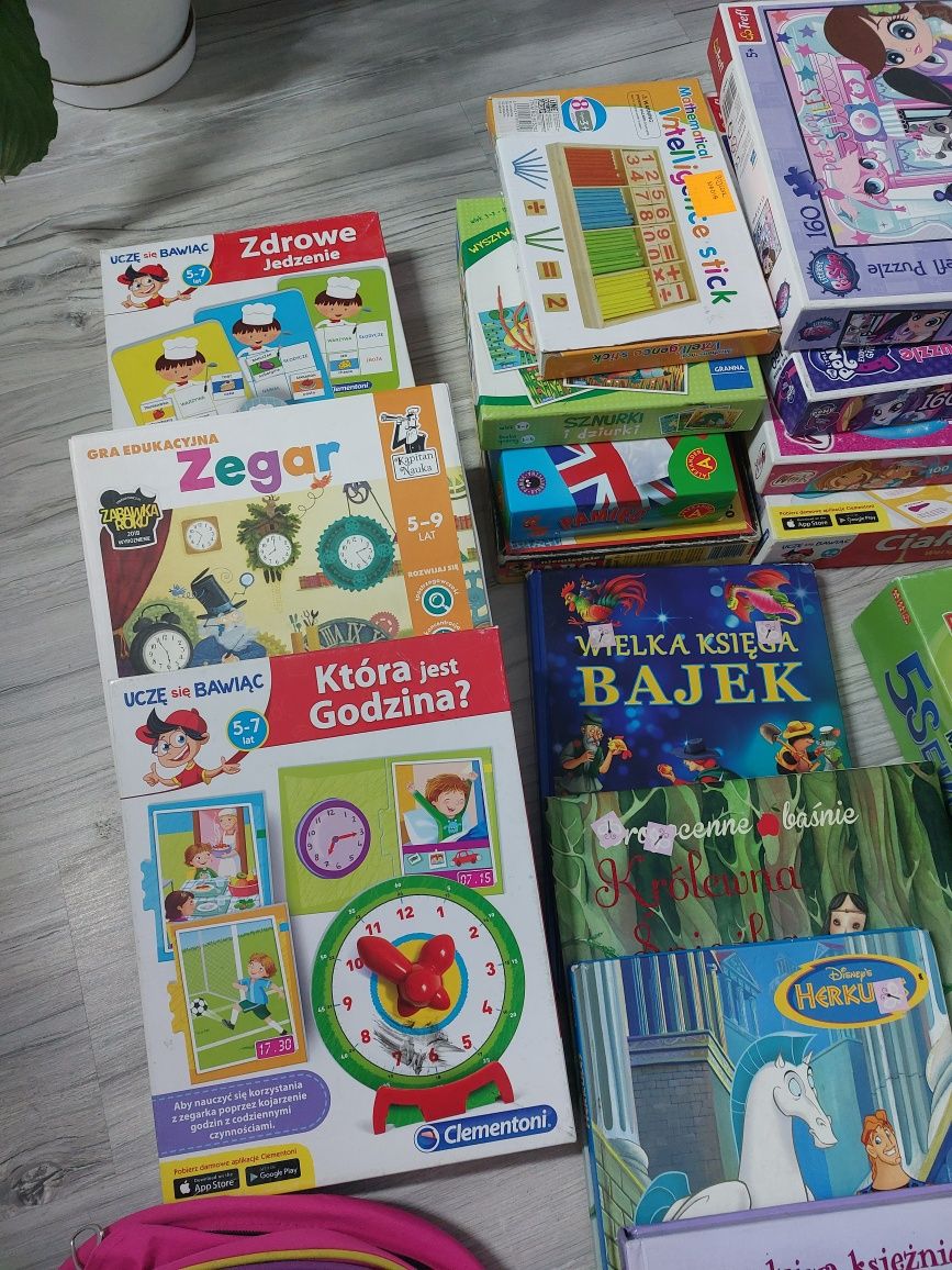 Odbiór osobisty Puzzle gry książki kolorowanki