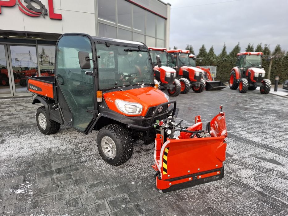 Pojazd komunalny KUBOTA RTV X1110 4x4 + Pług do śniegu  125 000 NETTO