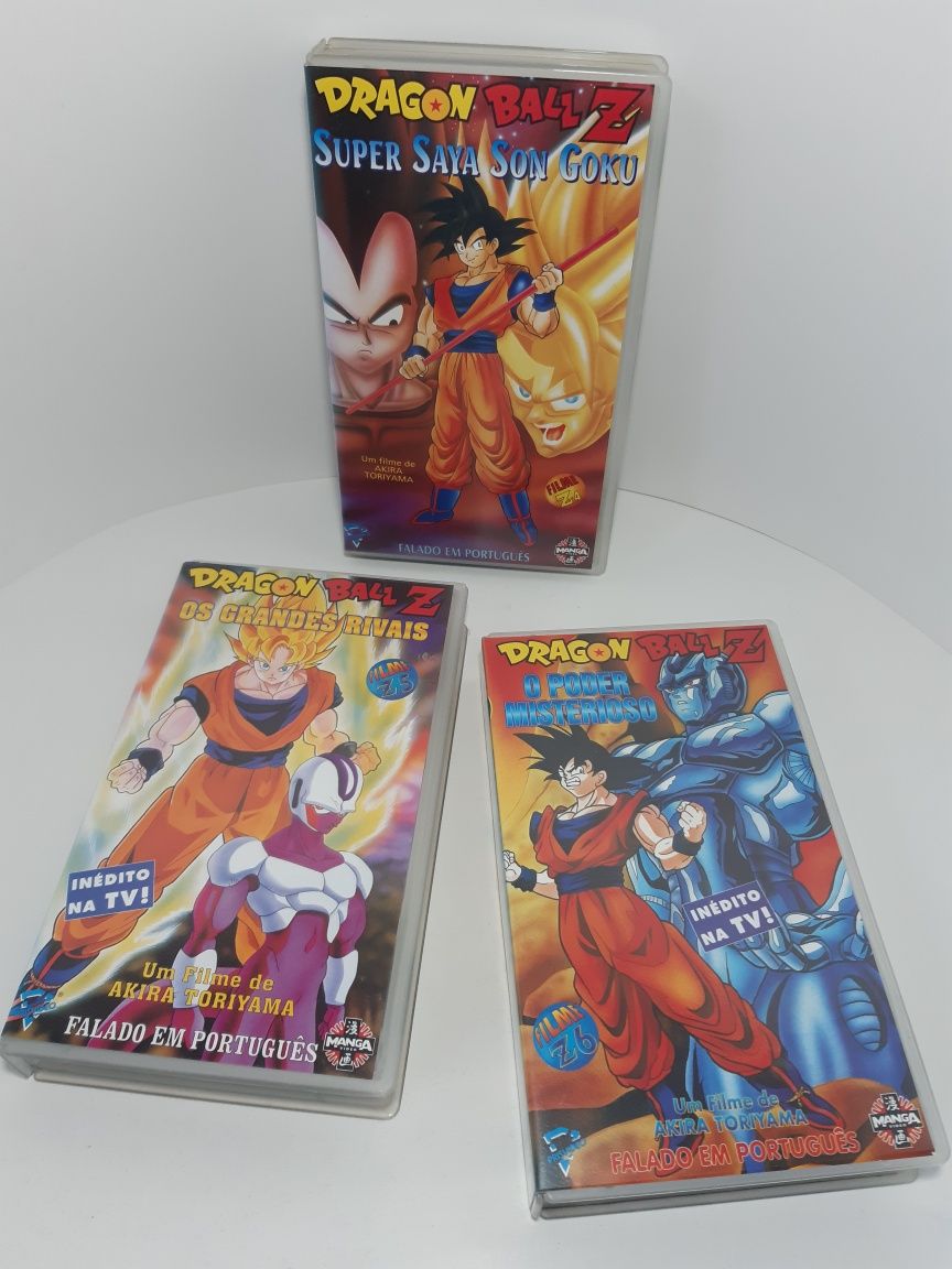 Cassetes VHS do Dragon Ball Z (Português)