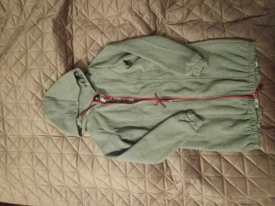 Kurtka-Polar z kapturem dla dziewczynki 158cm