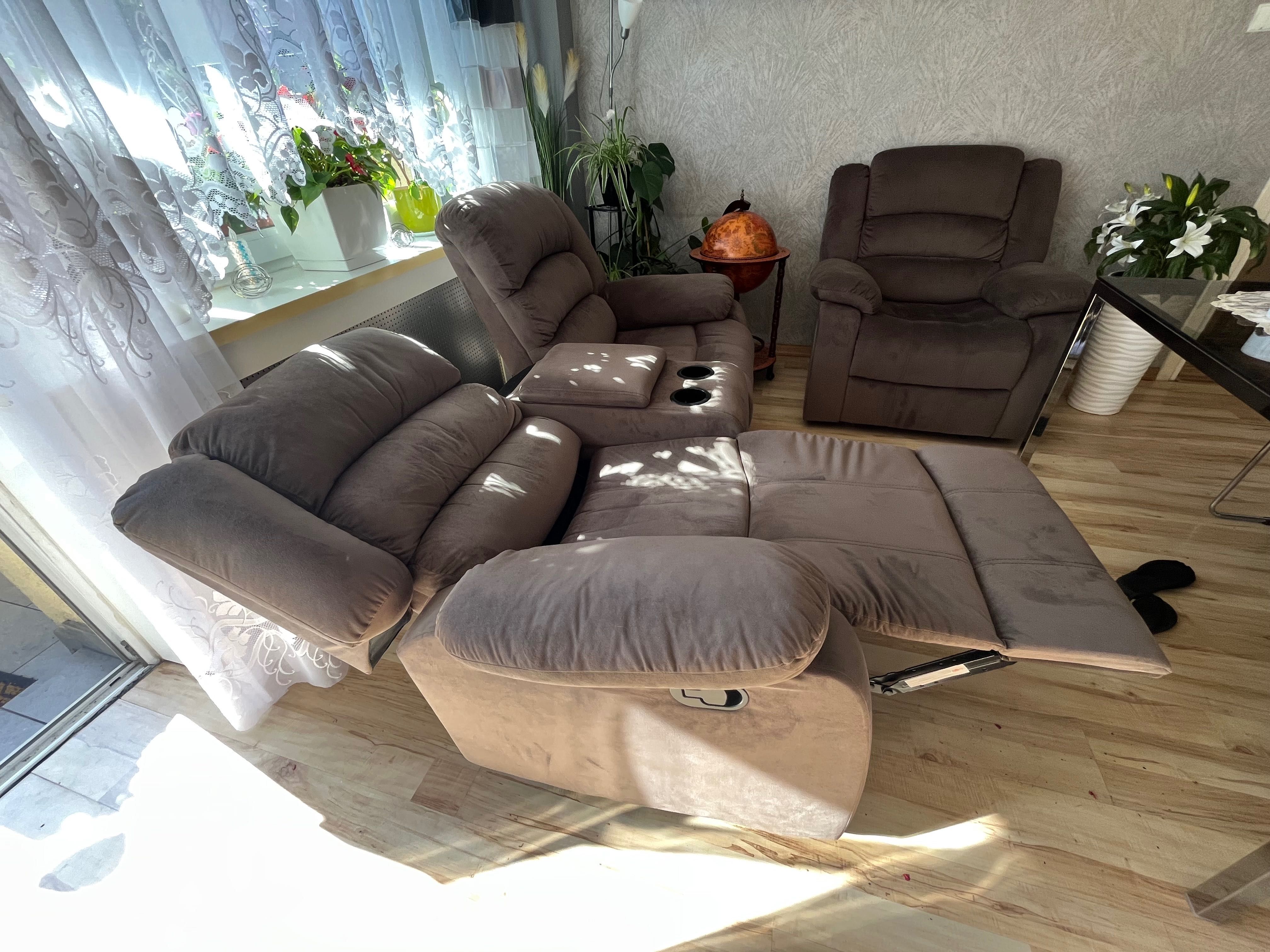 Komplet wypoczynkowy z funkcją RELAX