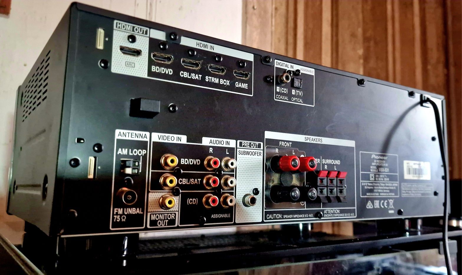 Amplificador AV Receiver 5.1 PIONEER VSX-531