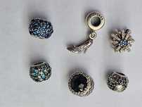 Pandora Charms zestaw niebieski