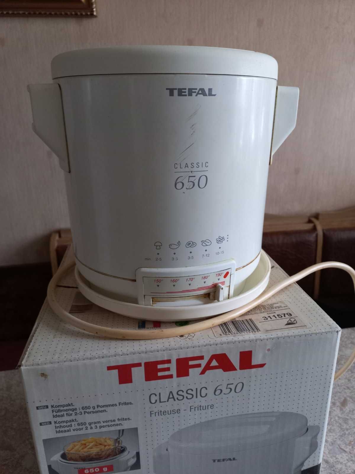 Фритюрница Tefal Classic 650 б/у электрическая