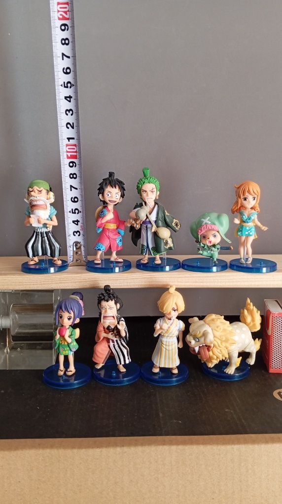 Аниме фигурки набор. Моя геройская академия Ван Пис. One Piece 9+9 шт.