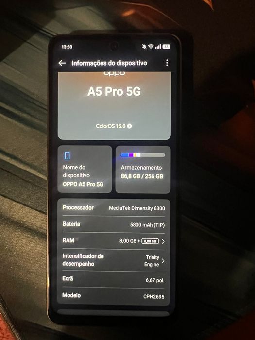 OPPO A5 Pro 5G novo
