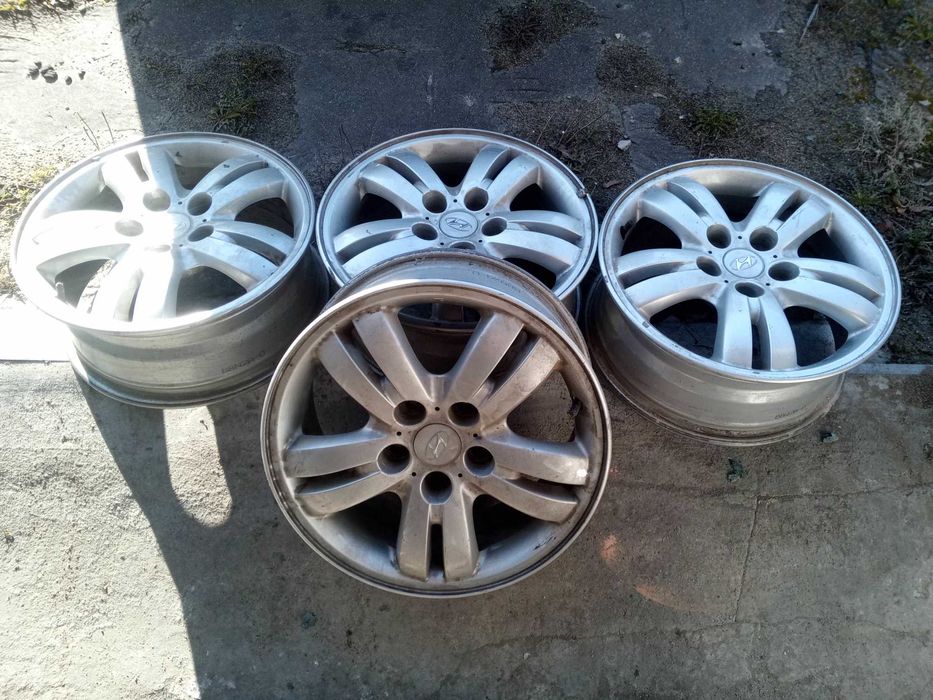 Oryginalne alufelgi Hyundai Tucson I JM – 16" - komplet 4 szt.