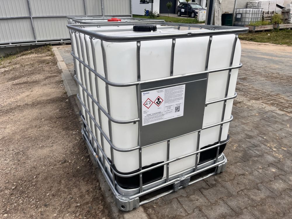 Mauzer zbiornik 100L stalowa paleta mocny czysty