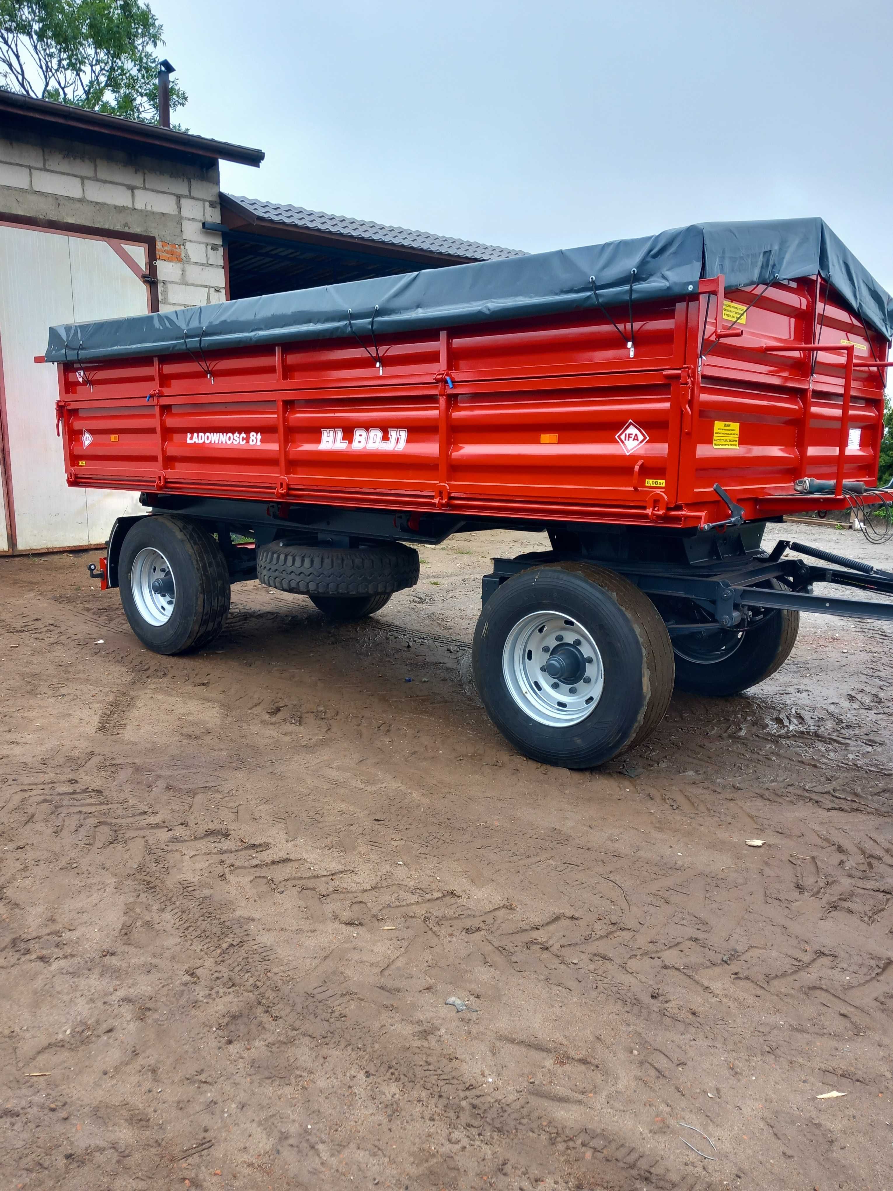 Przyczepa rolnicza HL 8011, HW, Autosan