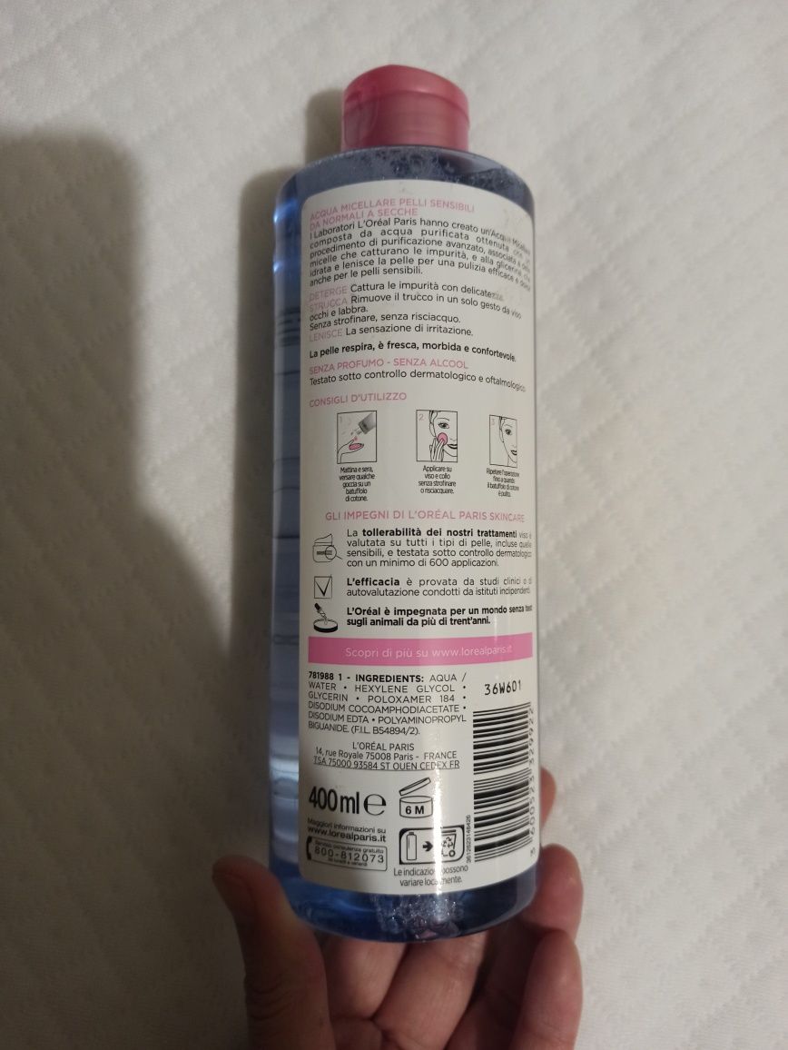 Міцелярна вода L'Oreal Paris Skin Expert Micellar Water Normal Dry