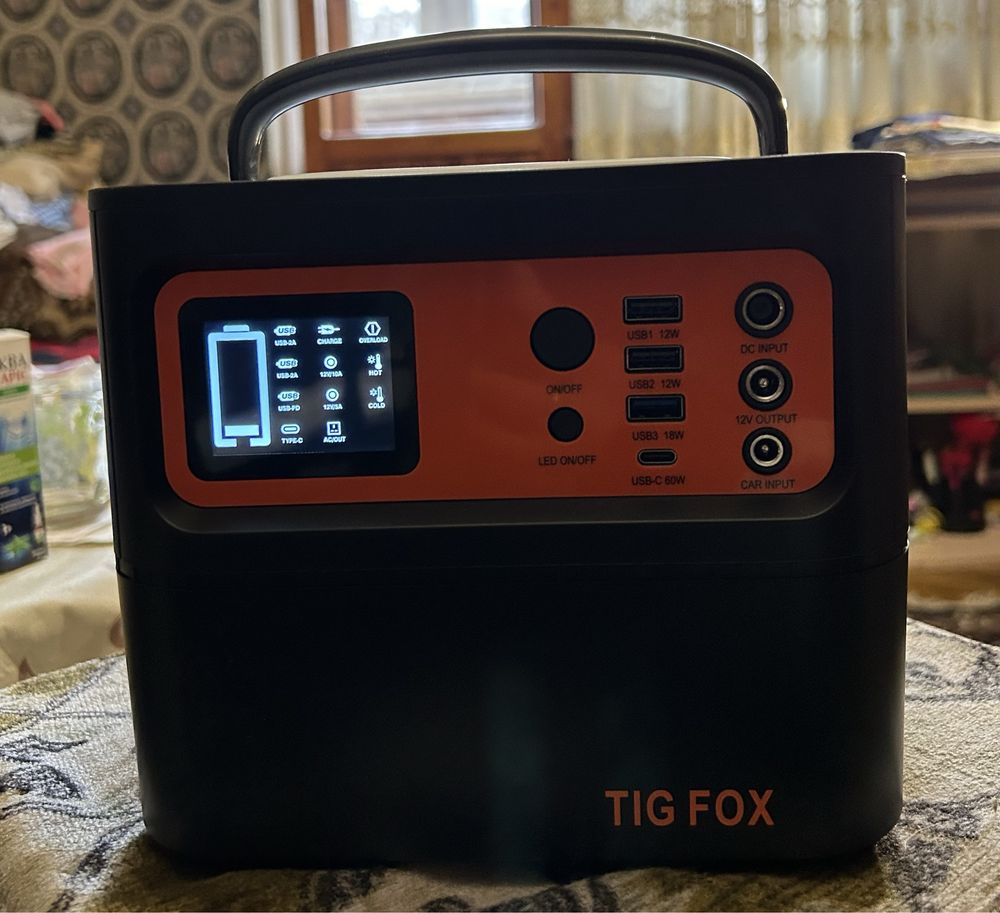 Портативная станция питания, аккамулятор TIG FOX