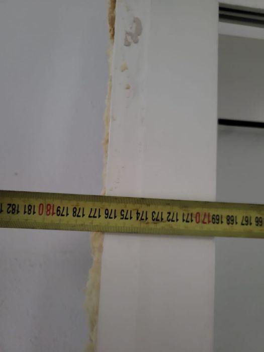 Drzwi aluminiowe sklepowe 208 x 176