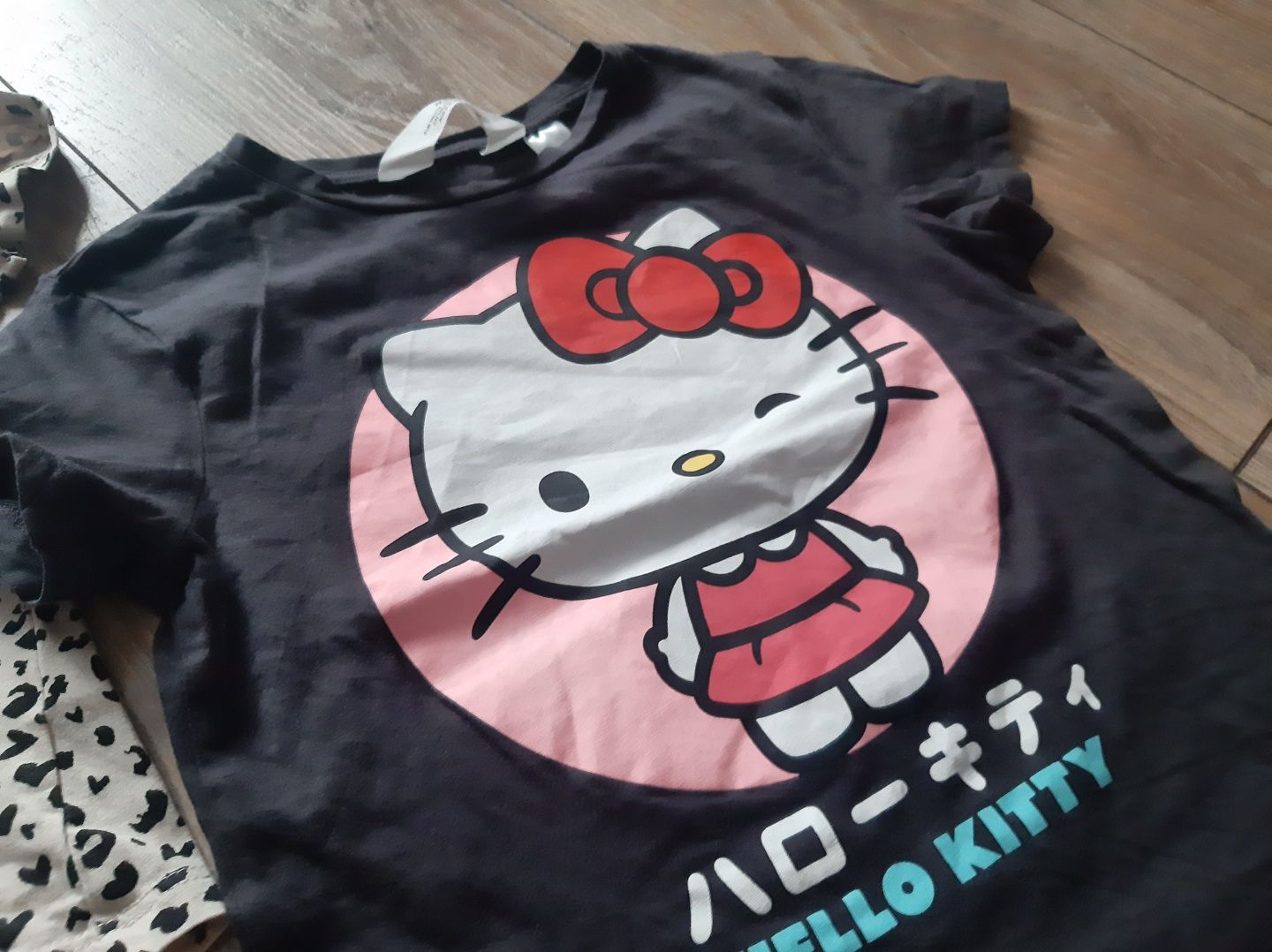 Koszulki H&M Rozmiar 110/116 Hello Kitty panterka t-shirty sanrio