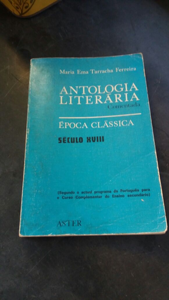 Livros: Dicionario verbos franceses e"Antologia Literaria Comentada"