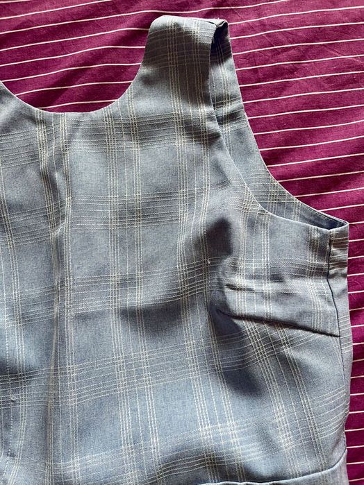 Conjunto calção top sem costas