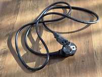 Nowy Kabel Zasilający do Komputera / Monitora + Gniazdo Przelotowe