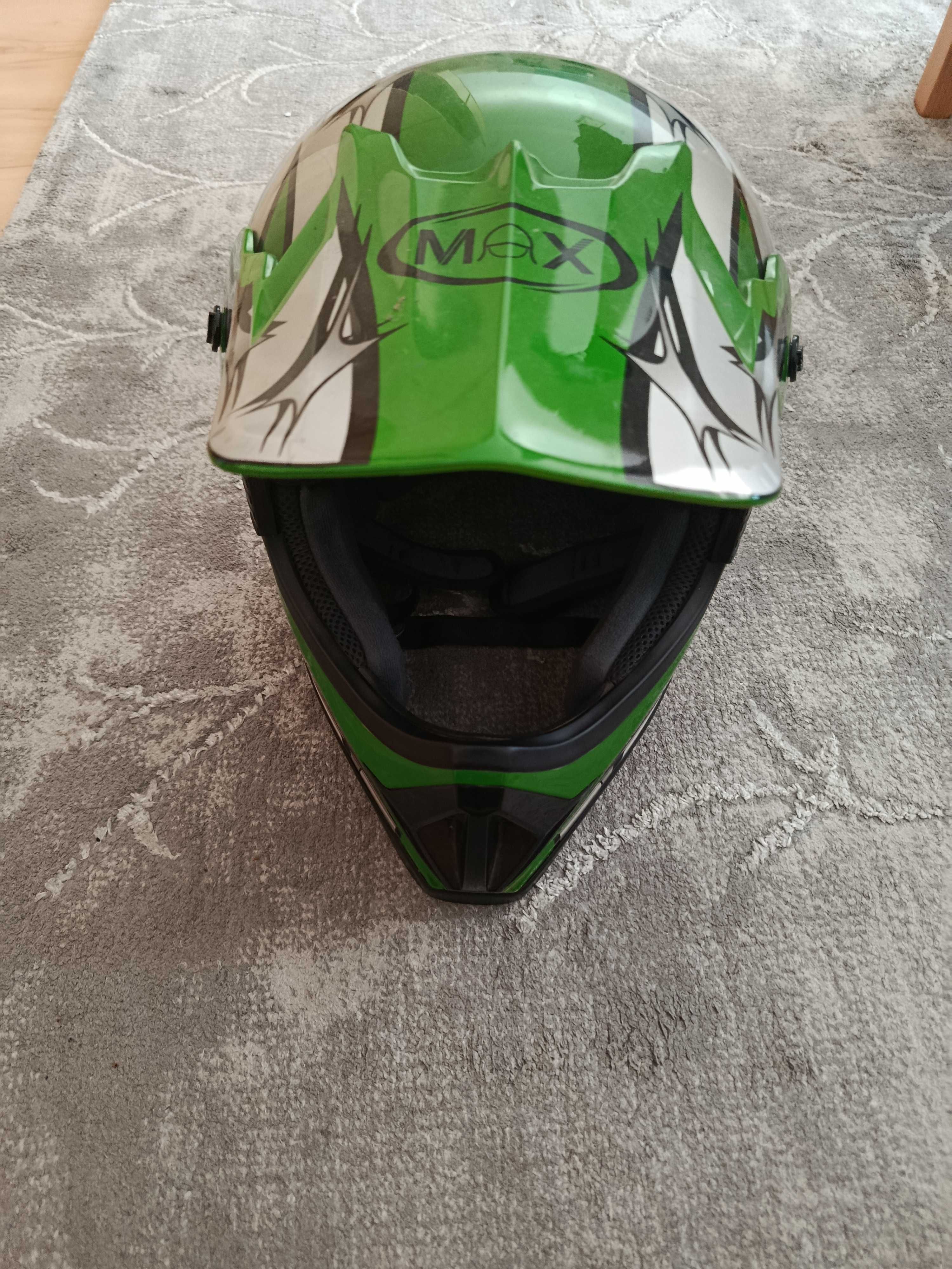 Kask MX z goglami 100% strata 2