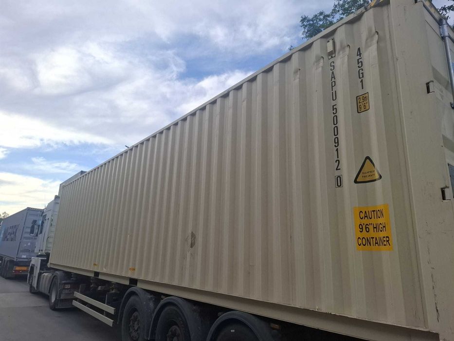 Kontener morski 40'HC 12m magazyn nowy One Way. Okazja!!